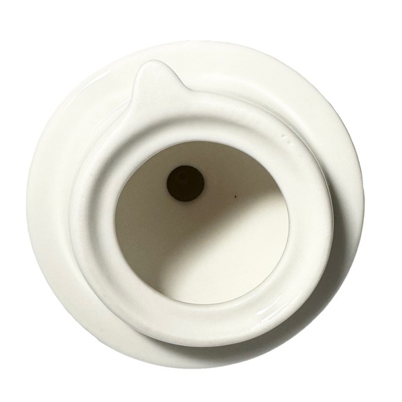 Killstar Teapot 38.7 oz Calagari Ceramic Black White Stripe - Picture 7 of 9